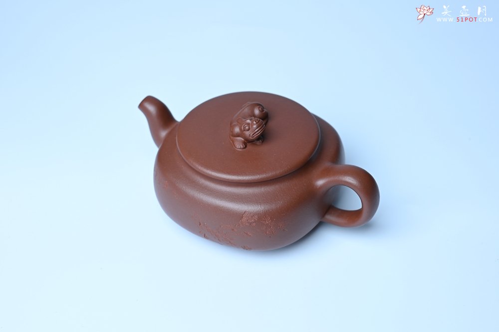 紫砂壶图片：美壶特惠 精致优质紫泥祥瑞壶 难度大 茶人醉爱 - 美壶网