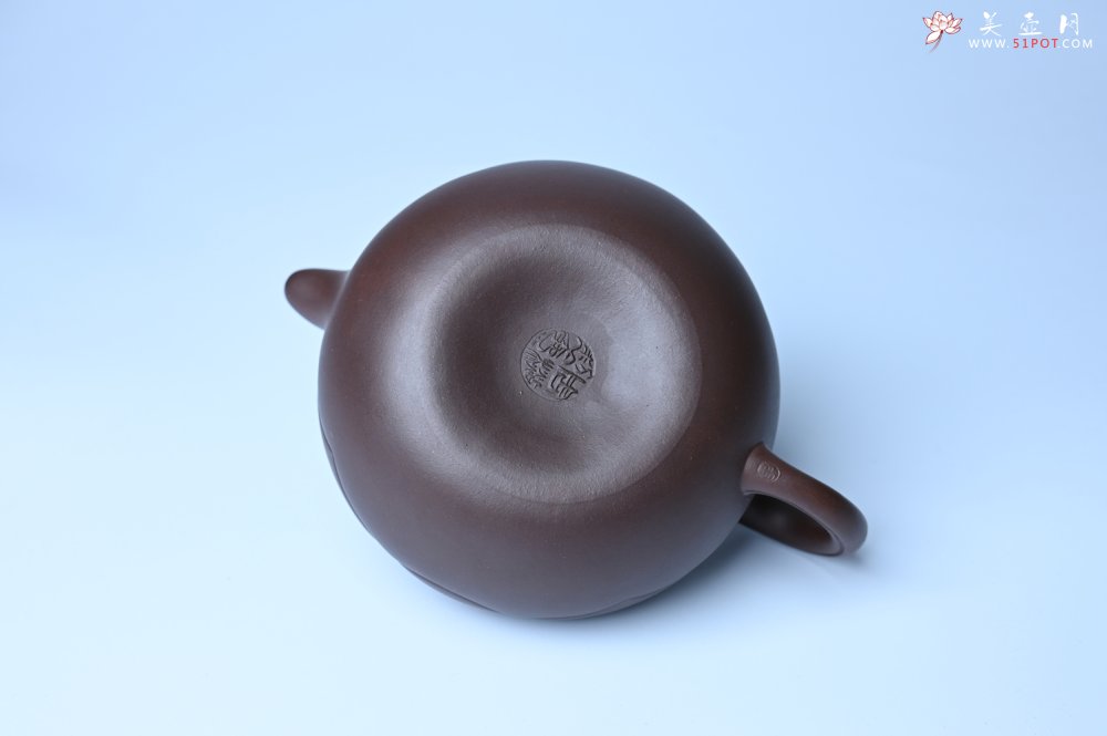 紫砂壶图片：美壶特惠 精致特好老紫泥仿古如意壶 茶人醉爱 - 美壶网