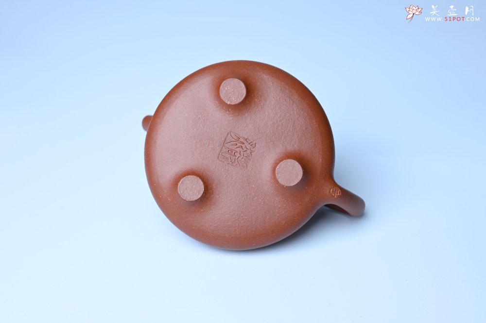 紫砂壶图片：美壶特惠 精致特好黄龙山宝山矿区红降坡泥小子冶石瓢壶 - 美壶网