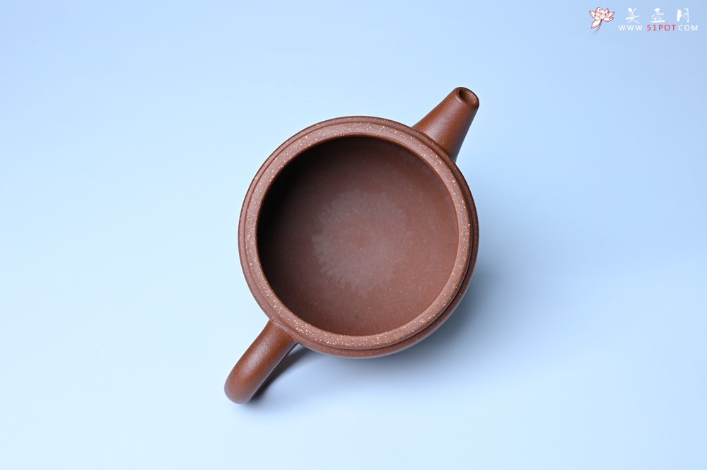 紫砂壶图片：潜力股周小培全手工演绎特好降坡泥汉瓦壶 大口盖 - 美壶网