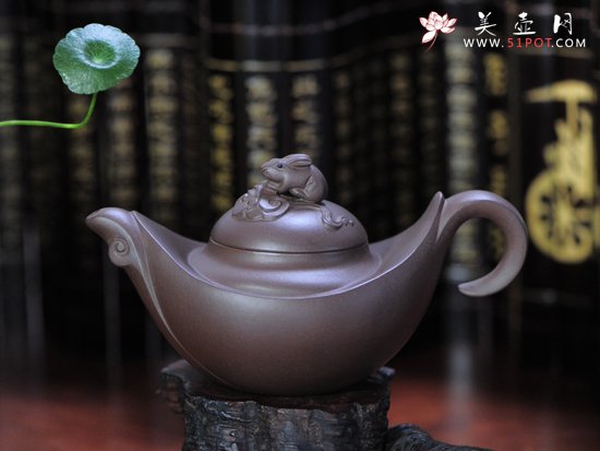 紫砂壶图片：嫦娥奔月 - 美壶网