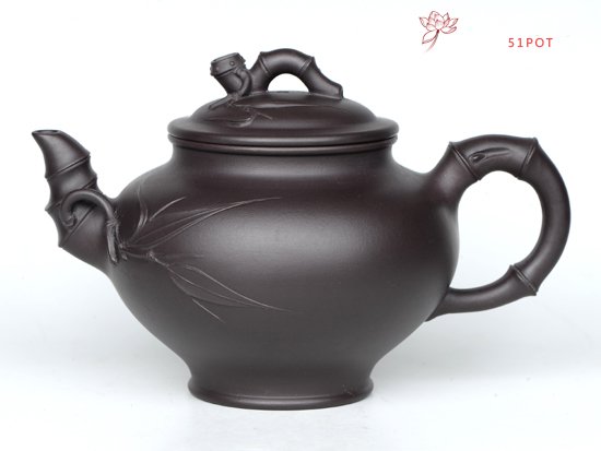 紫砂壶图片：笑樱竹节 - 美壶网