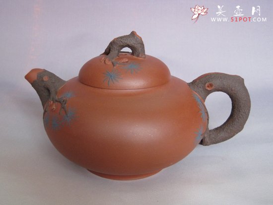 紫砂壶图片：松针 280CC - 美壶网