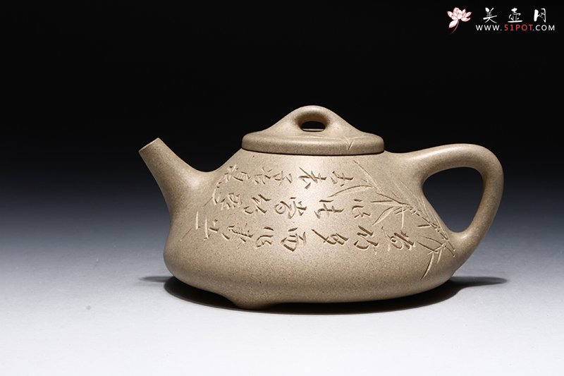 紫砂壶图片：子冶石瓢壶 - 美壶网
