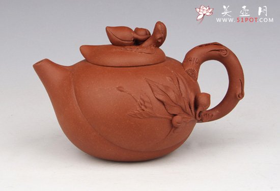 紫砂壶图片：寿桃壶 - 美壶网