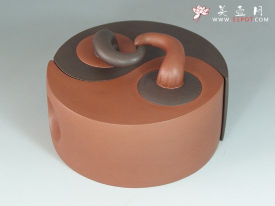 紫砂壶图片：阴阳太极（金奖） - 美壶网