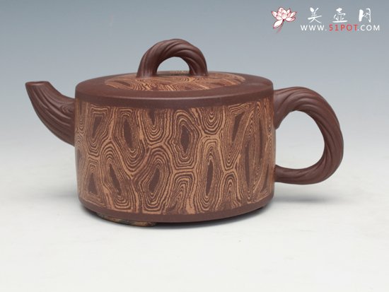 紫砂壶图片：树音 绞泥 - 美壶网