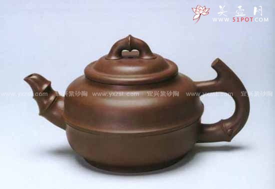 紫砂壶图片：竹泉壶 - 美壶网