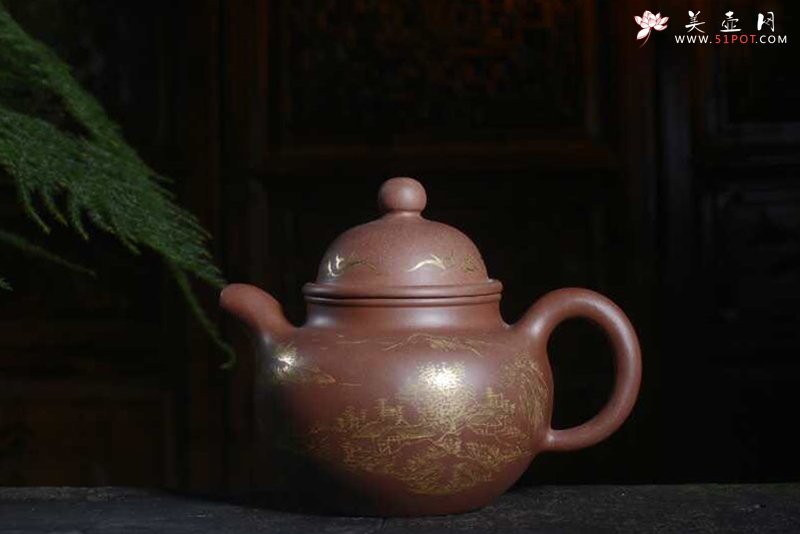 紫砂壶图片：掇球壶 - 美壶网