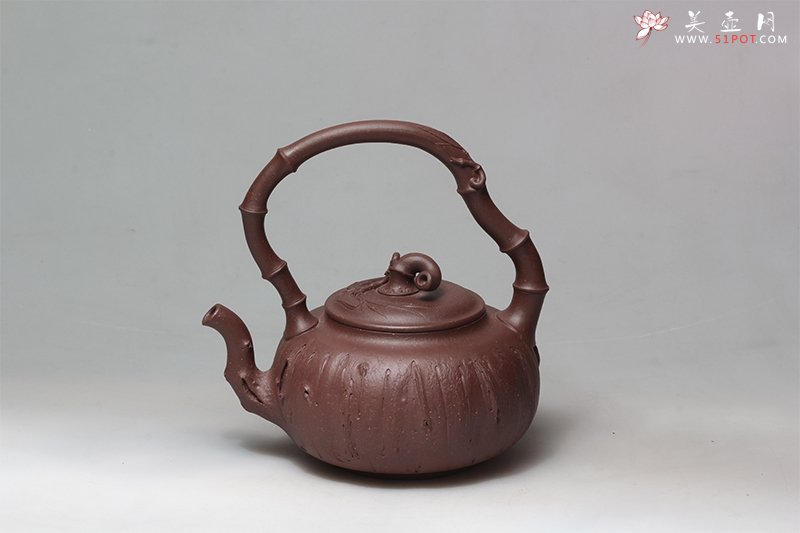 紫砂壶图片：竹韵系列 - 美壶网