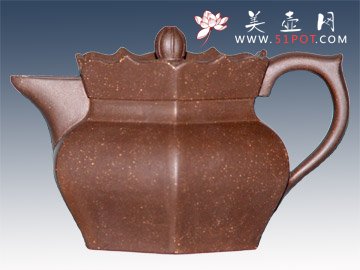 紫砂壶图片：僧帽周顺荣 - 美壶网