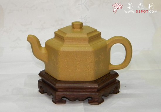 紫砂壶图片：六方井栏 - 美壶网