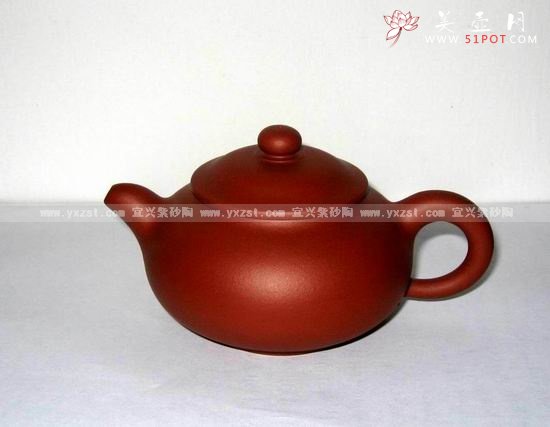 紫砂壶图片：扁潘壶 - 美壶网