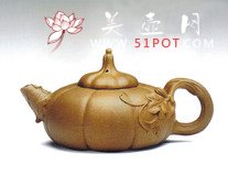 紫砂壶图片：南瓜壶 - 美壶网
