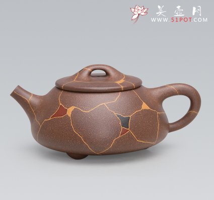 紫砂壶图片：冰片石瓢四 - 美壶网