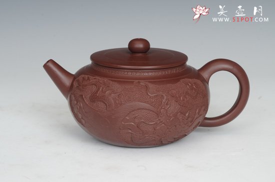 紫砂壶图片：直嘴九龙 - 美壶网