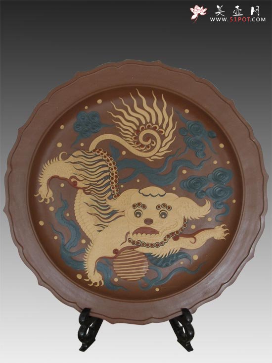 紫砂壶图片：喜狮 - 美壶网