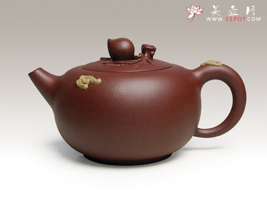 紫砂壶图片：福寿 - 美壶网