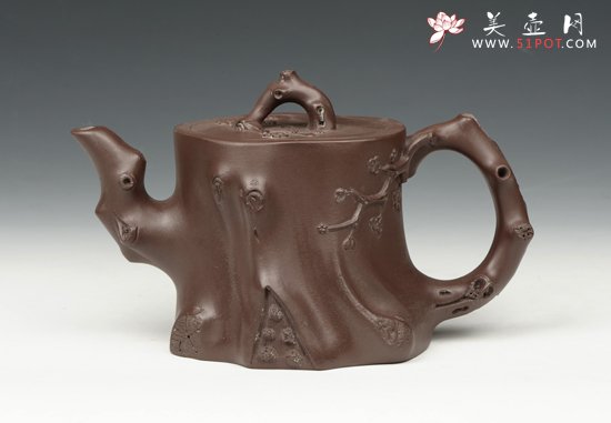 紫砂壶图片：桩壶 - 美壶网