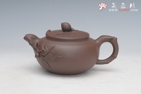 紫砂壶图片：寿桃 - 美壶网