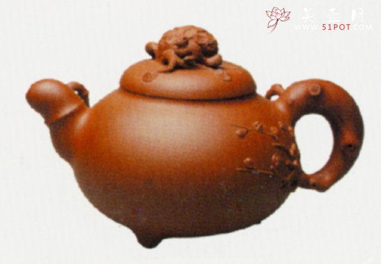 紫砂壶图片：松竹梅 - 美壶网