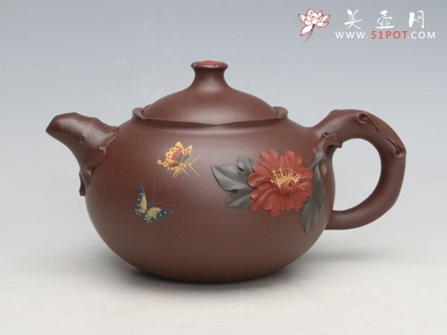 紫砂壶图片：国色天香 - 美壶网