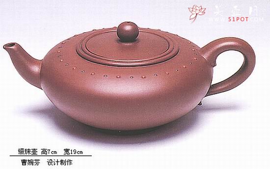 紫砂壶图片：缀珠壶 - 美壶网