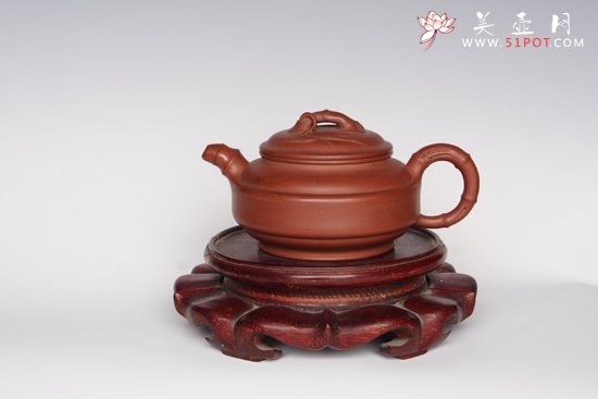 紫砂壶图片：仿古竹节 - 美壶网