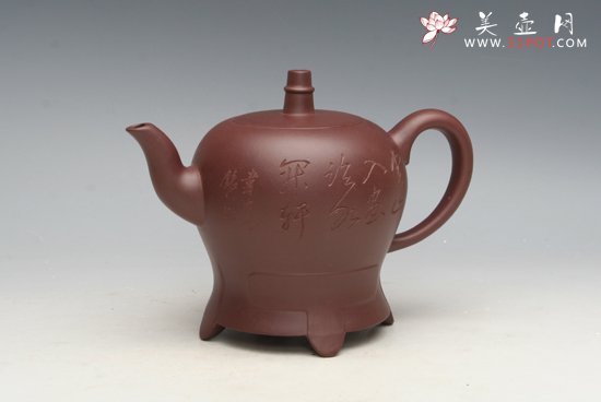 紫砂壶图片：泉柱 - 美壶网