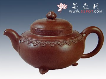 紫砂壶图片：云肩如意 - 美壶网