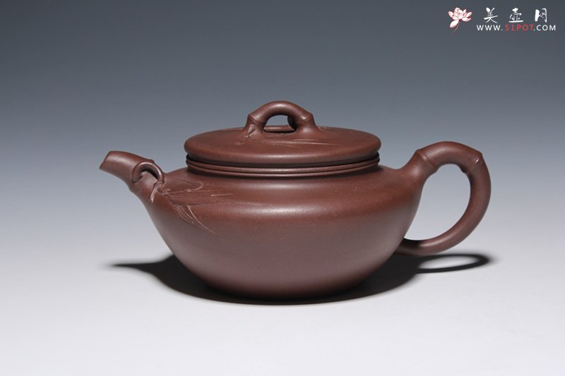 紫砂壶图片：劲竹 - 美壶网