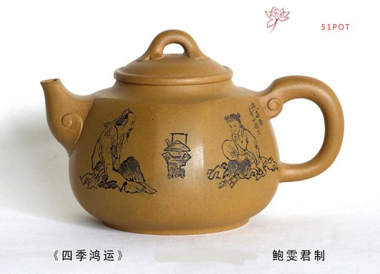 紫砂壶图片：四季鸿运 - 美壶网