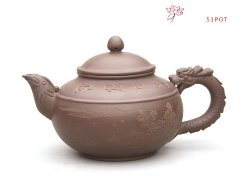 紫砂壶图片：龙凤呈祥 - 美壶网