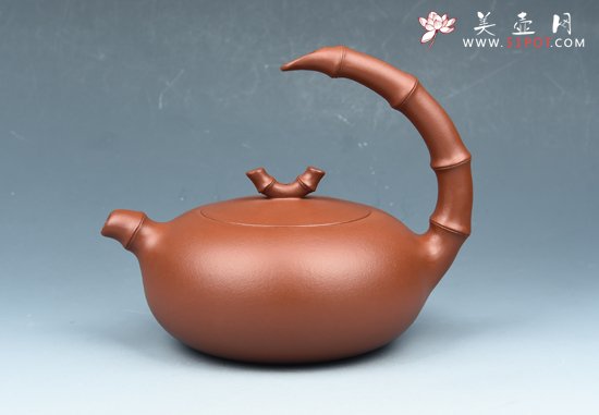 紫砂壶图片：单竹提梁 - 美壶网