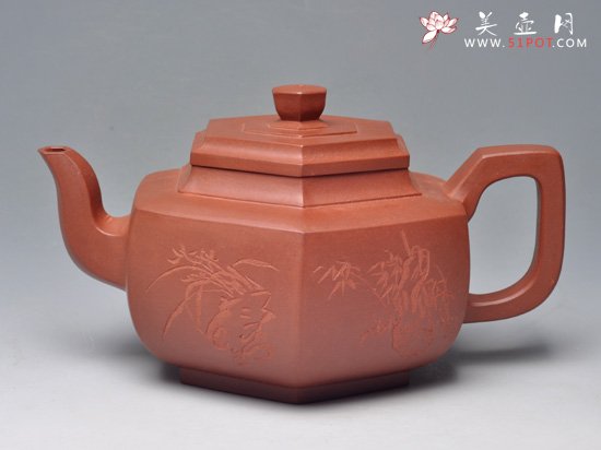 紫砂壶图片：雪华 清水泥 700cc - 美壶网