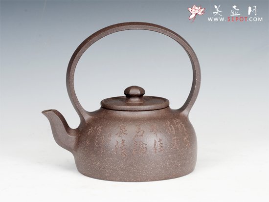 紫砂壶图片：大彬提梁 - 美壶网