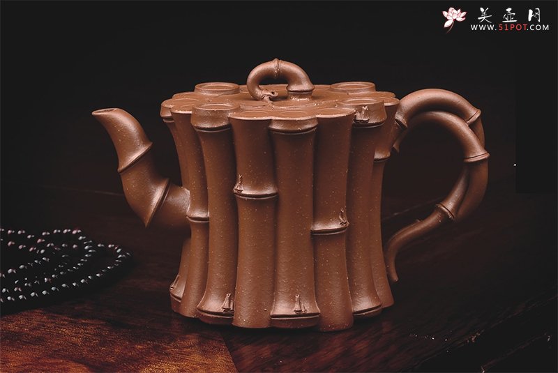 紫砂壶图片：五竹（双把） - 美壶网