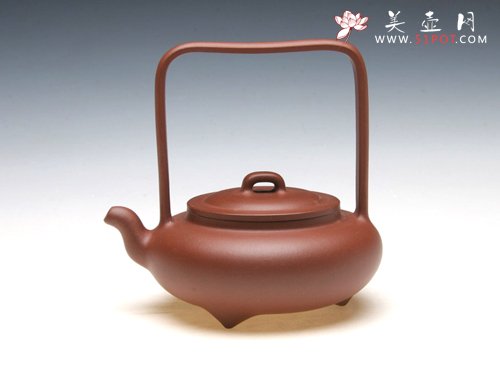紫砂壶图片：乳丁提梁 - 美壶网