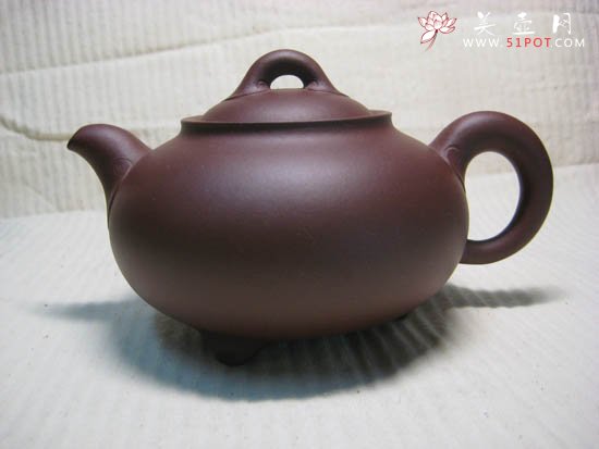 紫砂壶图片：三脚如意 - 美壶网