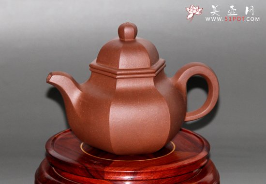 紫砂壶图片：六方掇球 - 美壶网