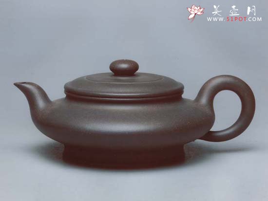 紫砂壶图片：虚扁 - 美壶网