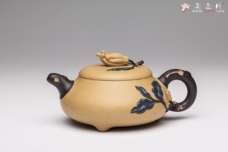 紫砂壶图片：佛手壶 - 美壶网