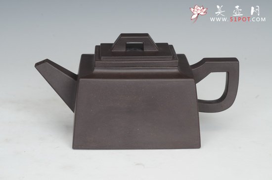 紫砂壶图片：四方桥鼎 - 美壶网