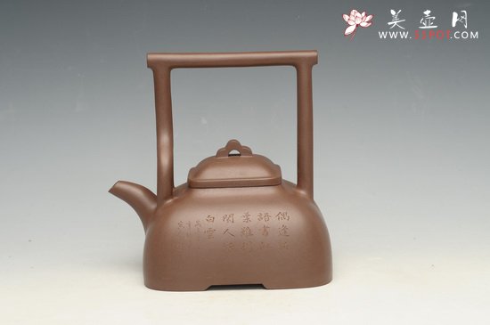 紫砂壶图片：提把觚棱 - 美壶网