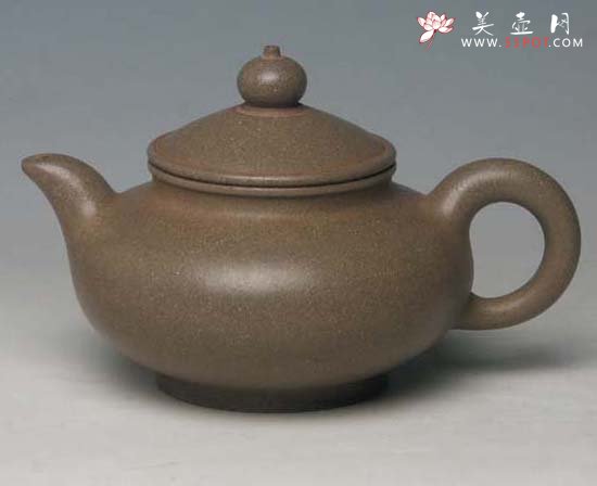 紫砂壶图片：玉扁壶 - 美壶网