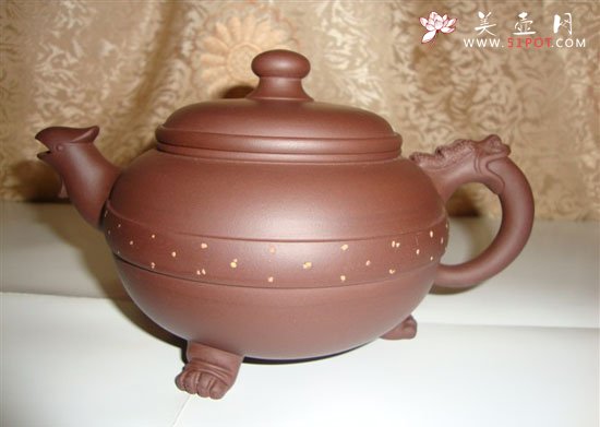 紫砂壶图片：龙凤呈祥 - 美壶网
