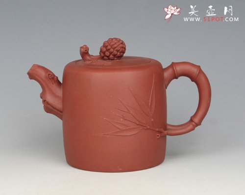 紫砂壶图片：松竹  - 美壶网