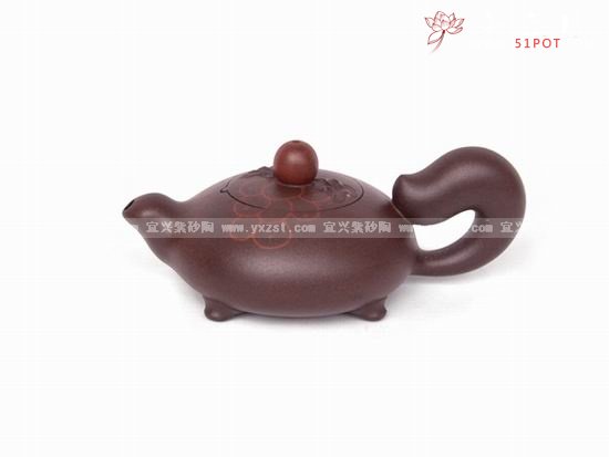 紫砂壶图片：鼠戏葡萄 - 美壶网