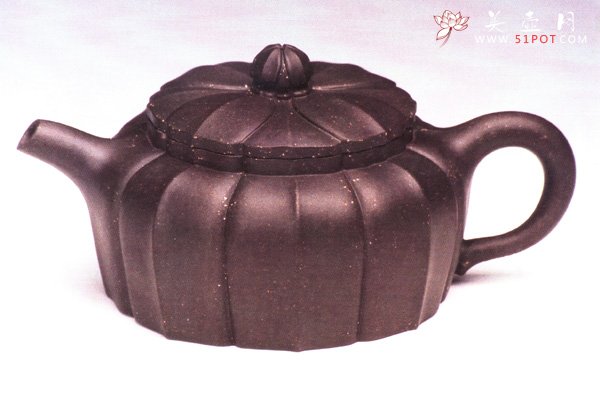 紫砂壶图片：菱花瓣壶 - 美壶网