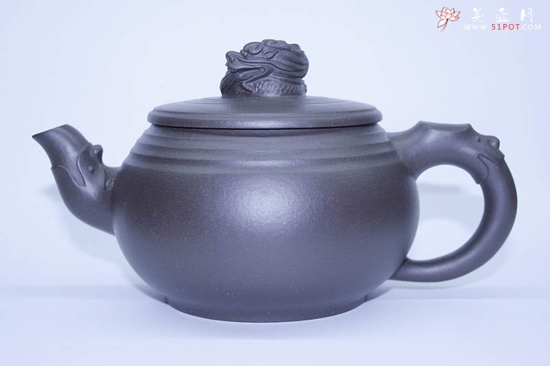 紫砂壶图片：祥龙戏水 - 美壶网